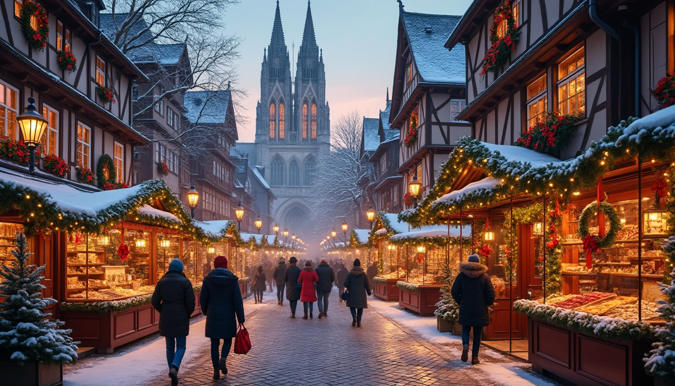 découvrez le charme unique de strasbourg à travers un voyage organisé pour les marchés de noël. vivez l'atmosphère féérique de la capitale de noël, avec ses illuminations scintillantes, ses traditions artisanales et ses saveurs locales. réservez dès maintenant pour une expérience inoubliable !