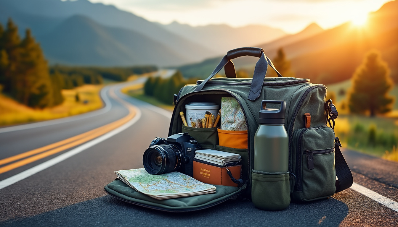 découvrez notre sac de voyage multifonction, conçu pour répondre à tous vos besoins lors d'un road trip organisé. pratique, spacieux et élégant, il vous accompagne dans toutes vos aventures tout en garantissant un rangement optimal pour vos équipements. préparez-vous à partir à l'aventure avec style et sérénité!