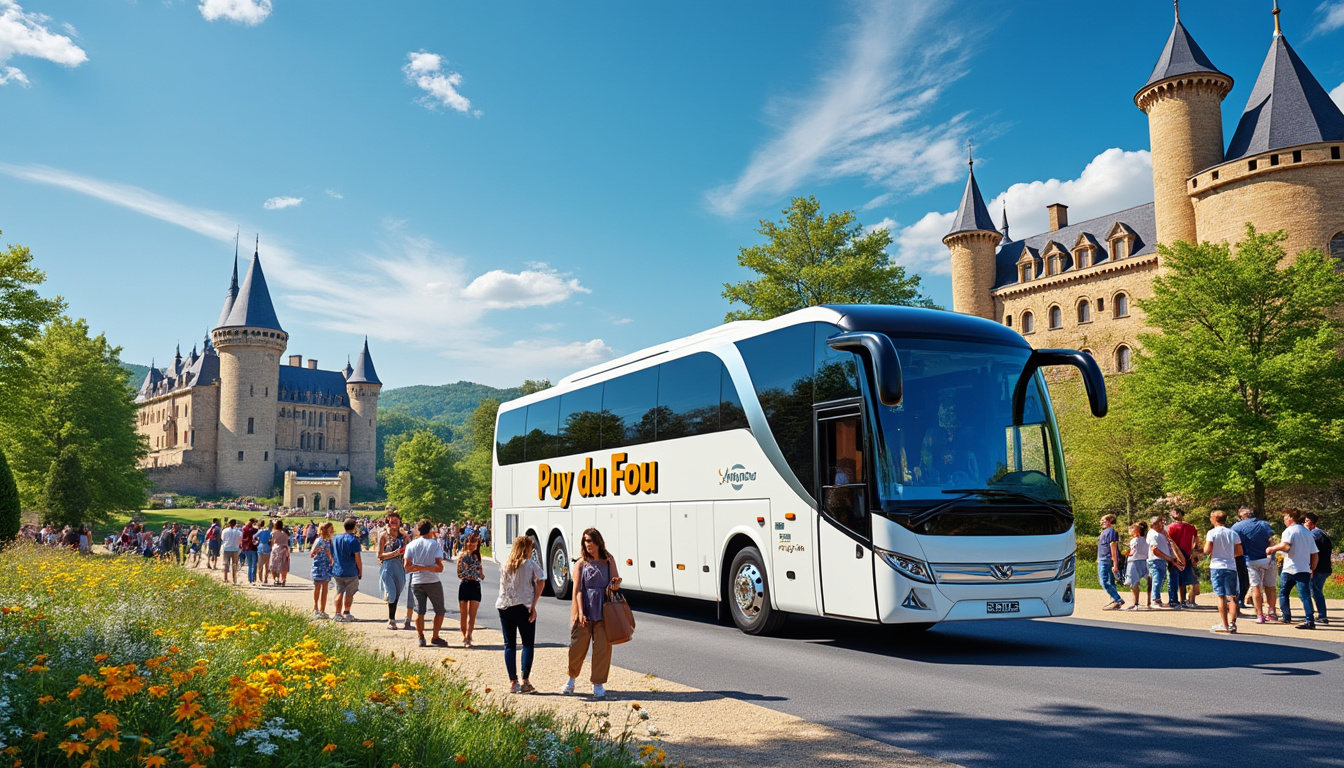 découvrez les offres clés en main pour un voyage organisé au puy du fou avec transport inclus. vivez des spectacles éblouissants et des aventures inoubliables dans l'un des parcs à thème les plus emblématiques de france. réservez dès maintenant votre escapade magique !