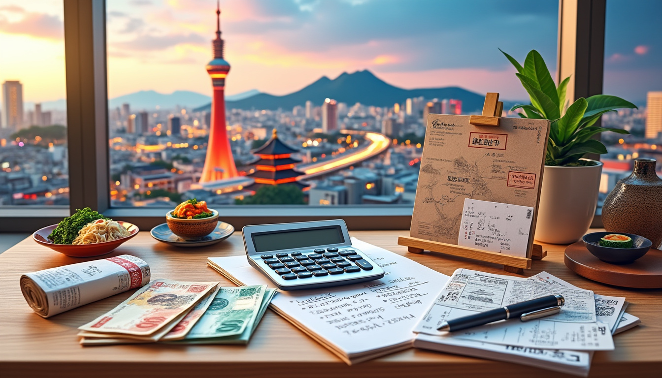 découvrez comment planifier votre budget de voyage en corée du sud pour 2 semaines grâce à notre guide détaillé. explorez chaque poste de dépense, des billets d'avion aux hébergements, en passant par la nourriture et les activités, pour une expérience inoubliable sans surprise financière.
